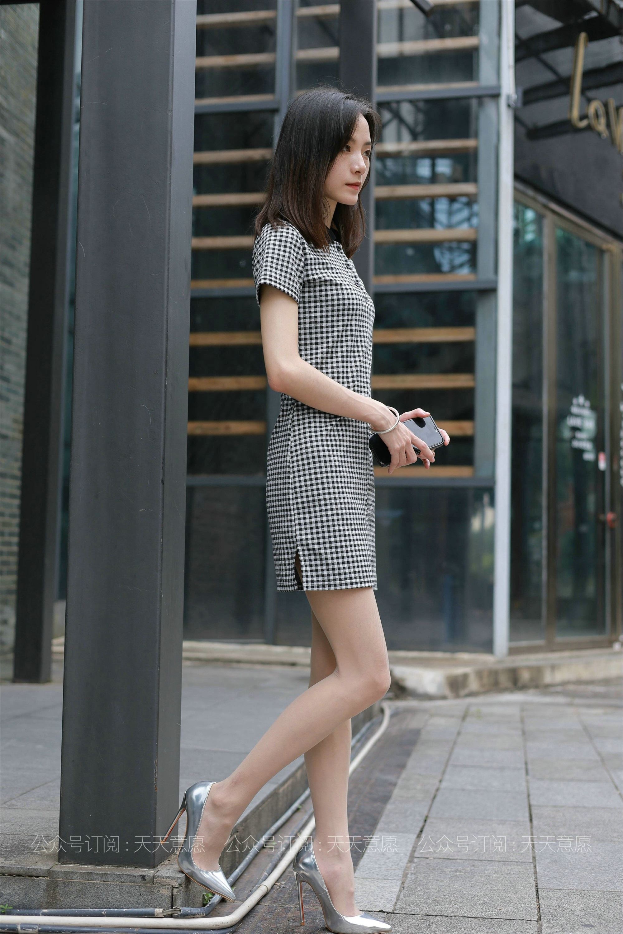 IESS异思趣向  2021.07.22 丝享家867：小六《格子连衣裙》